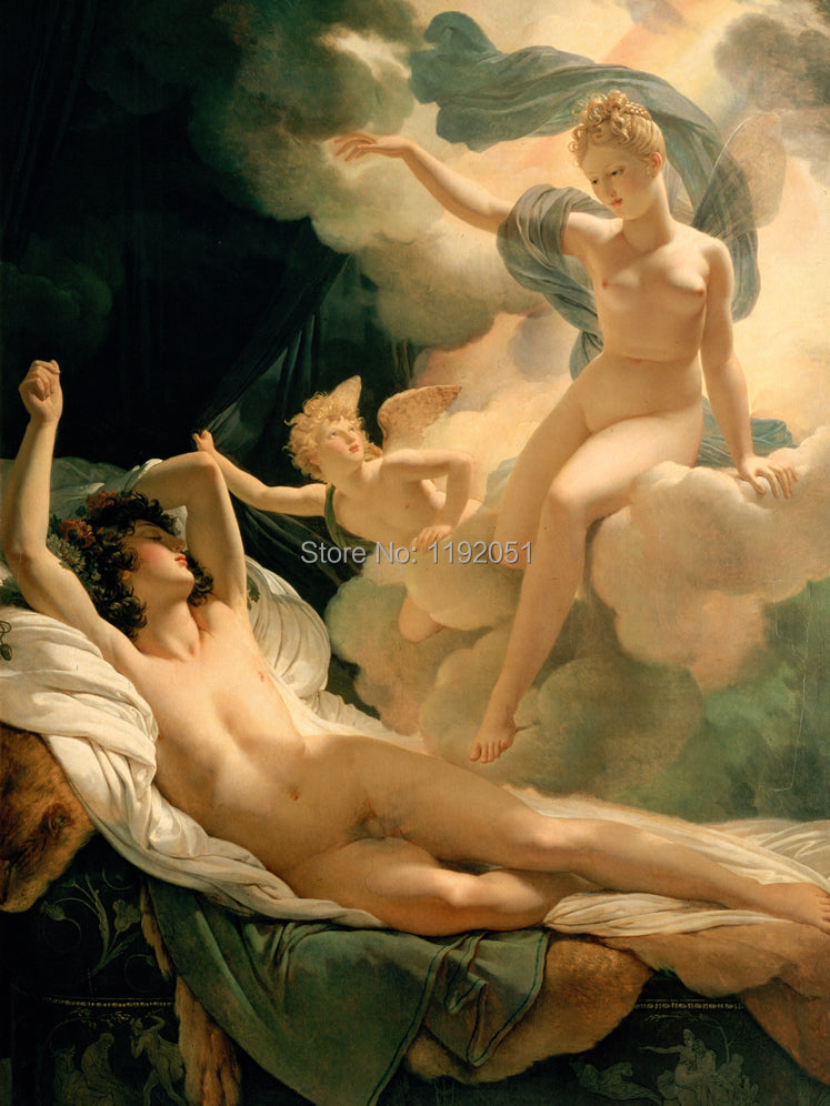Pierre Narcisse Guerin Morpheus and Iris 1811 Canvas Painting