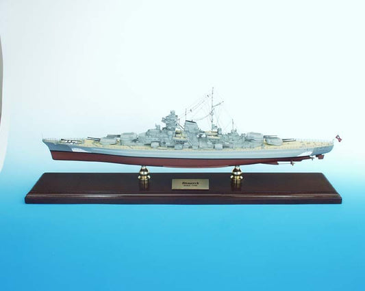 ALDO Creative Arts Collectibles Scale Model German Navy Battleship Bismarck Desk Display WWII Ship Model Assembled
