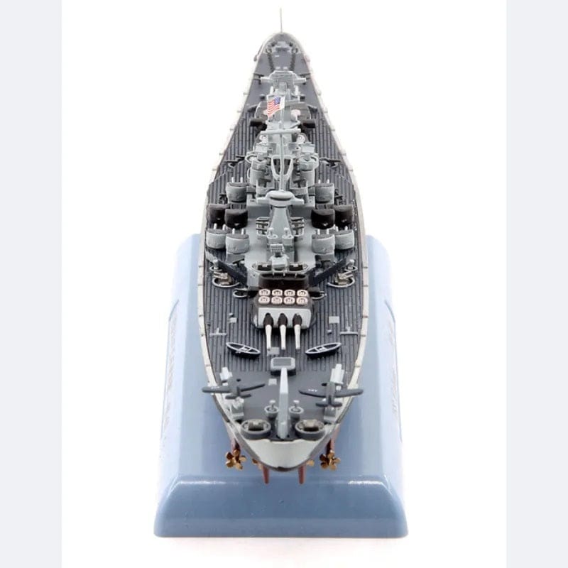 ALDO Creative Arts Collectibles Scale Model USN Navy USS Alabama Battleship BB60 Warship Alloy Model Assembled