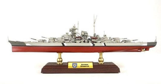 ALDO Creative Arts Collectibles> Scale Model World War II German Flagship Bismarck Military Battleship Alloy 14" Long Model Assembled