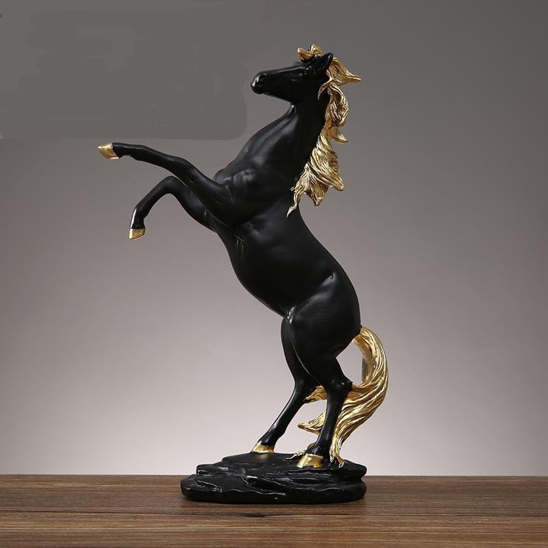 ALDO Décor>Artwork>Sculptures & Statues Grande Mustang Stallion Horse Large Desktop Sculpture Statue