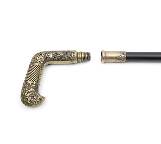 ALDO Health Care Mobility & Accessibility Canes & Walking Sticks Antique Gentleman Double Headed Eagle Walking Stick