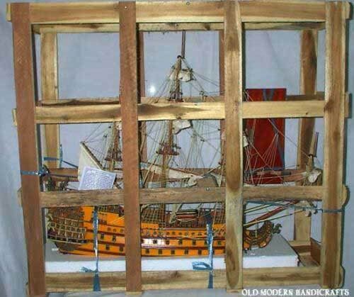 ALDO Hobbies & Creative Arts> Collectibles> Scale Model HMS Victory Admiral Nelson Flagship Tall Ship Large Sailboat Exclusive Edition Wood Model Assembled