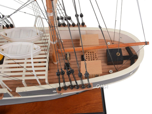 ALDO Hobbies & Creative Arts> Collectibles> Scale Model RRS Discovery Wood Model Sailboat Steamship Assembled