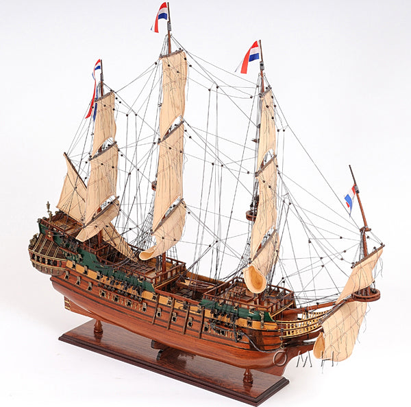 ALDO Hobbies & Creative Arts > Collectibles > Scale Models L: 37 W: 11 H: 35 Inches / NEW / Wood Friesland Dutch of Great Fleet of the United Province of Holland Tall Ship large Wood Model Sailboat Assembled