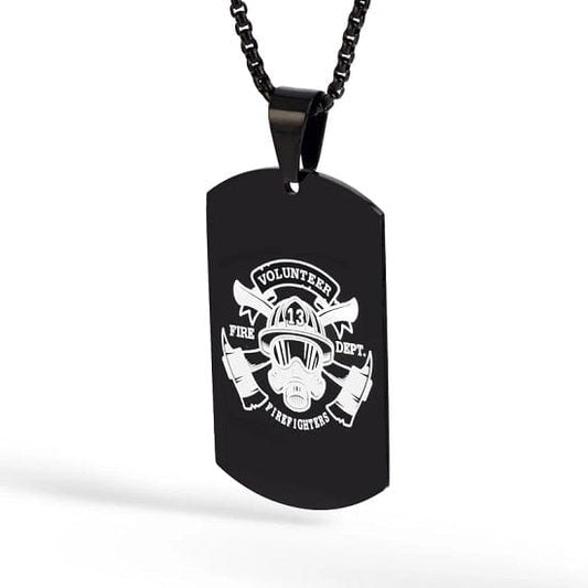 ALDO Jewelry American Unique Black United States Military Pendant Necklasses