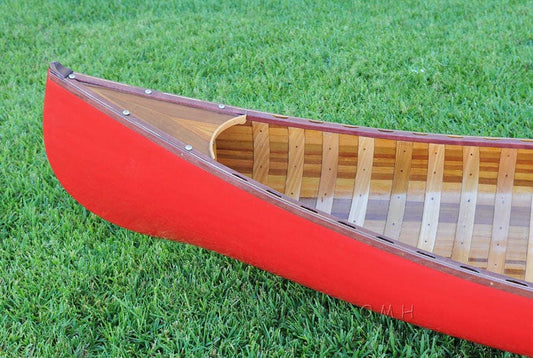 ALDO Kayaking, Canoeing & Rafting>Canoes L: 117 W: 26.5 H: 20 Inches / NEW / wood Real High Quality Red Wood Cedar Canoe 10 Ft With Ribs
