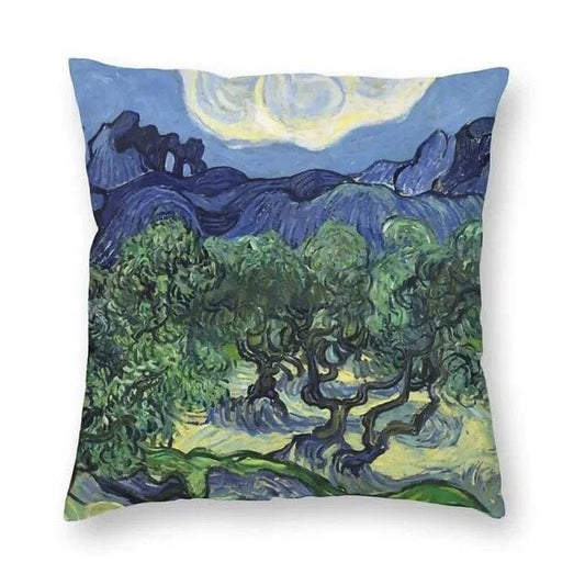 ALDO Linens & Bedding > Bedding > Pillowcases & Shams 45x45cm 18x18in / Poliester / B Original Vincent Van Gogh Art Blossoming Almond Tree Double Printed With Zipper Polyester Pillowcases
