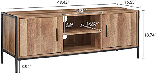 ALDO Tables > Accent Tables Modern Elegant Brown Affordable TV Stand With Storage Cabinets