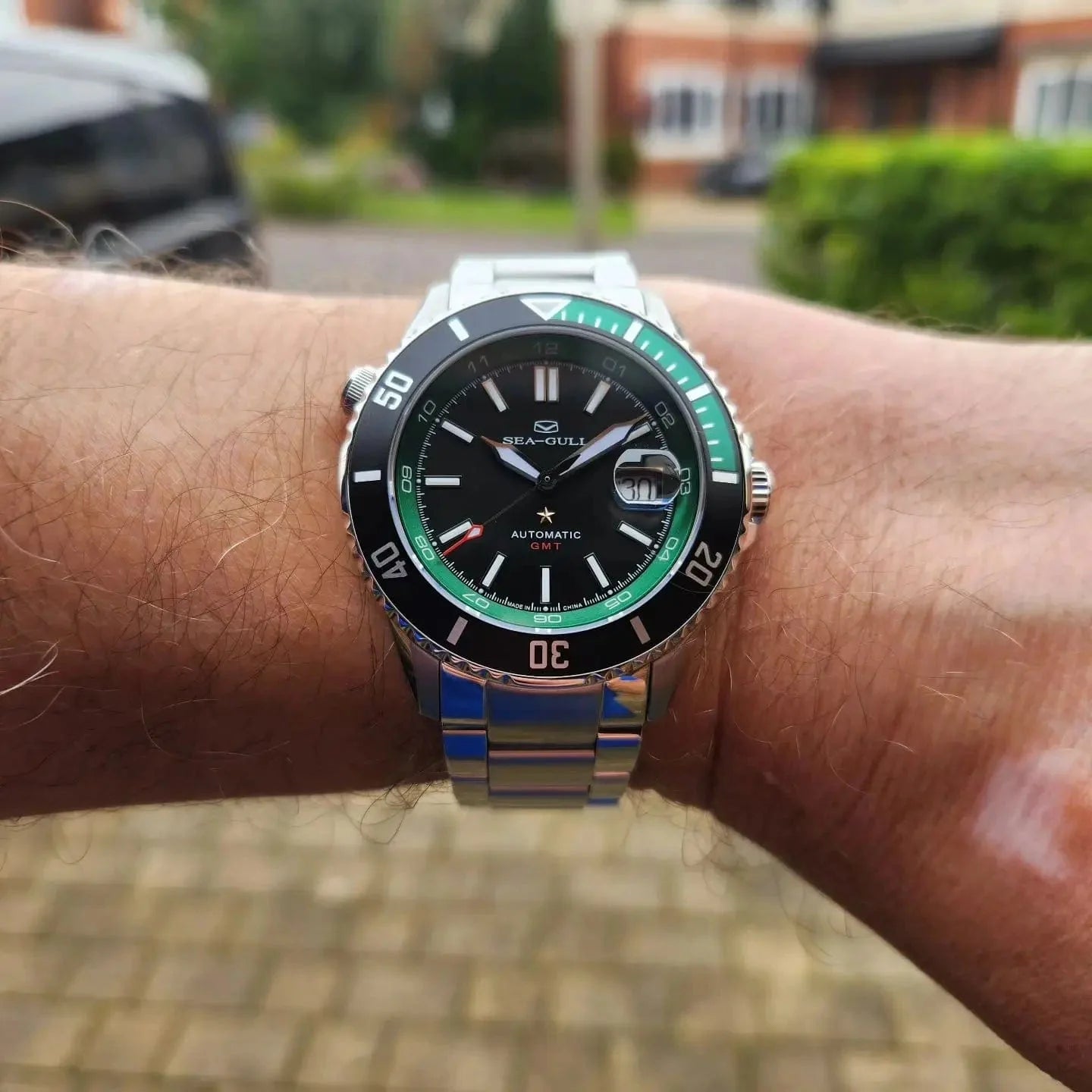 Jaragar Décor > Watches Sea- Gull Original Official World Famous Man's Luxury Ocean Star Dual Time Zone Wristwatch Sport 200 Diving Waterproof Automatic Movement