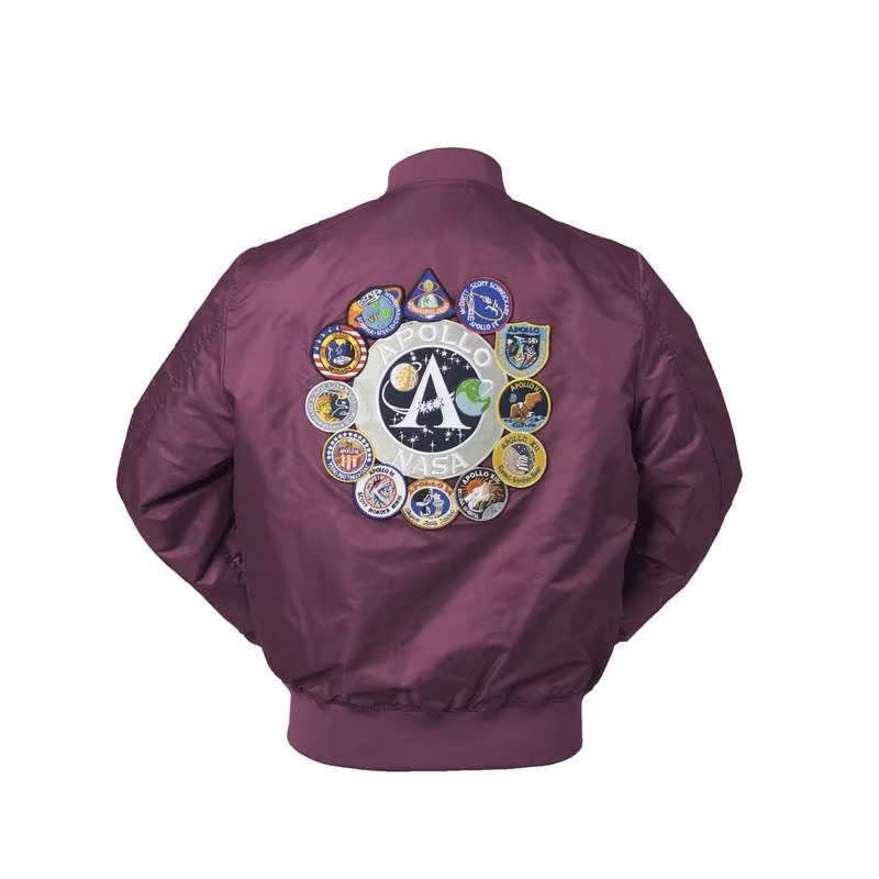Iconic Apollo 100th SPACE SHUTTLE MISSION Pilot Flight Jacket For Men