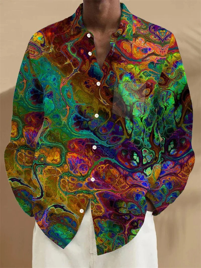 Men's Catania New Design  V-neck Pattern Long Sleeve Single Breasted Stand up Collar Short