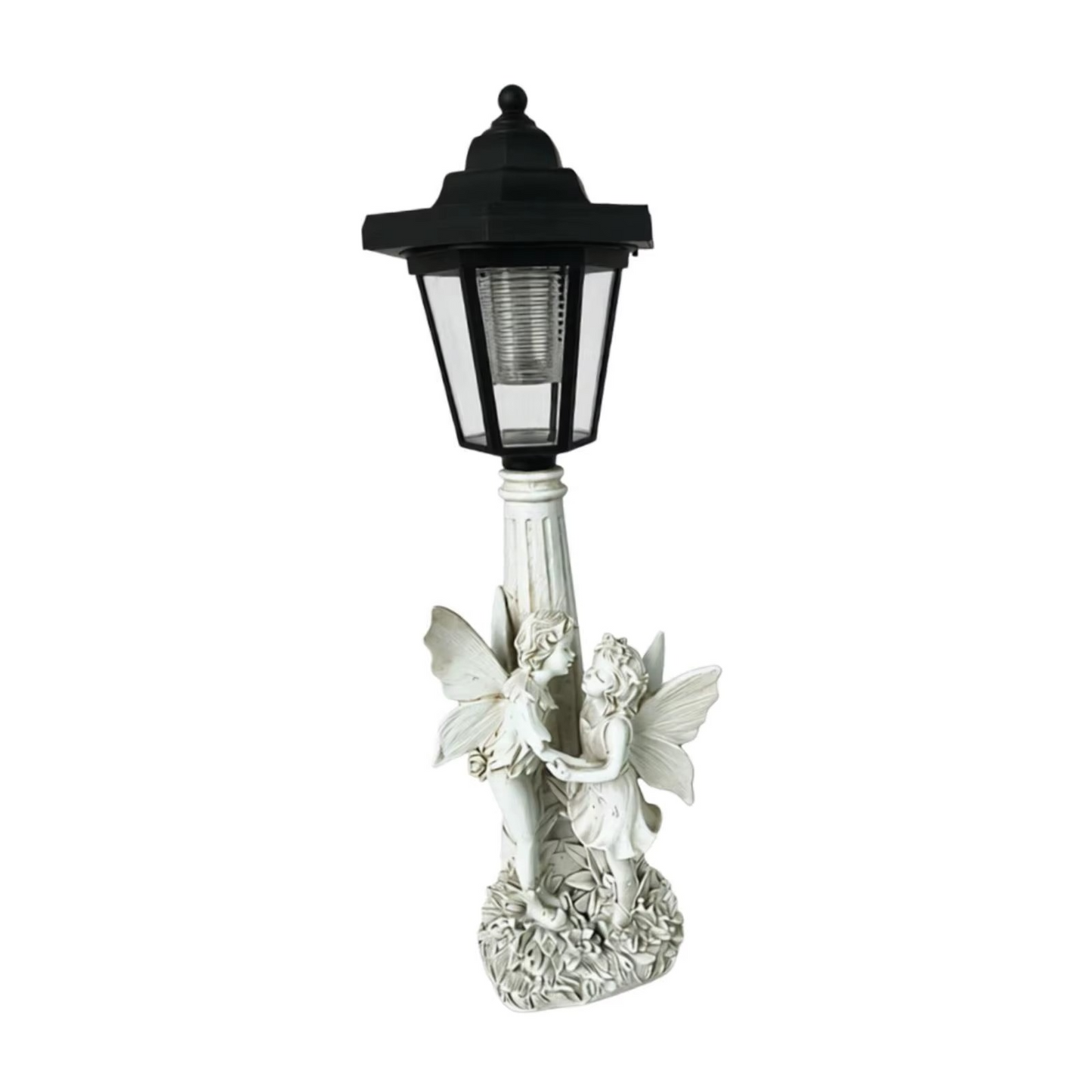 Garden Outdoor Landscape Solar Lighting Fairy with Roman Column