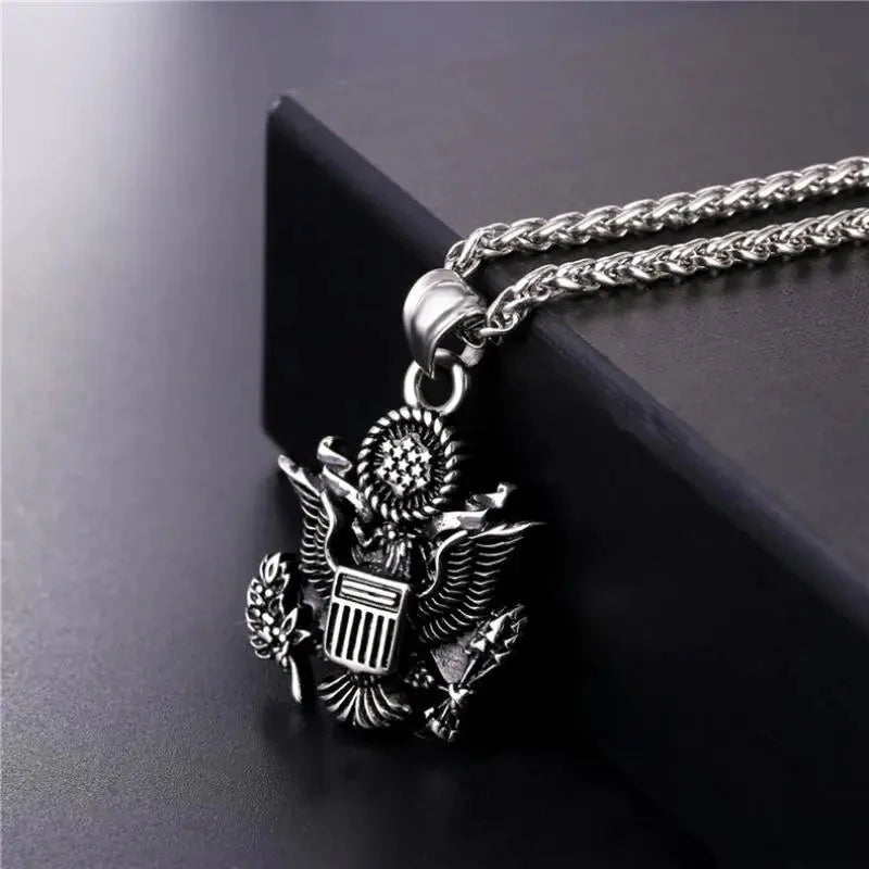 ALDO Clothing Accessories > Sunglasses American National Emblem Proud To Be An American Independence Day Handcrafted  Pendant Necklace