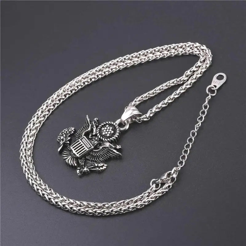 ALDO Clothing Accessories > Sunglasses American National Emblem Proud To Be An American Independence Day Handcrafted  Pendant Necklace