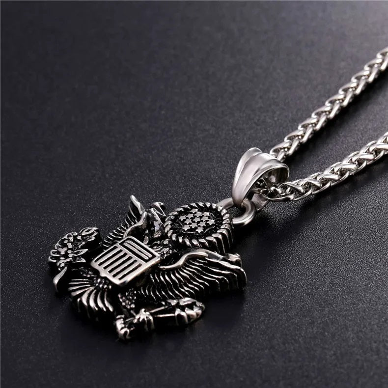 ALDO Clothing Accessories > Sunglasses American National Emblem Proud To Be An American Independence Day Handcrafted  Pendant Necklace