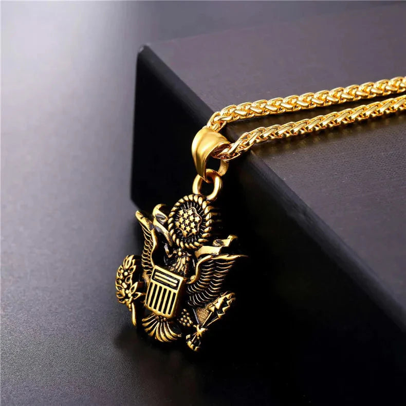 ALDO Clothing Accessories > Sunglasses American National Emblem Proud To Be An American Independence Day Handcrafted  Pendant Necklace