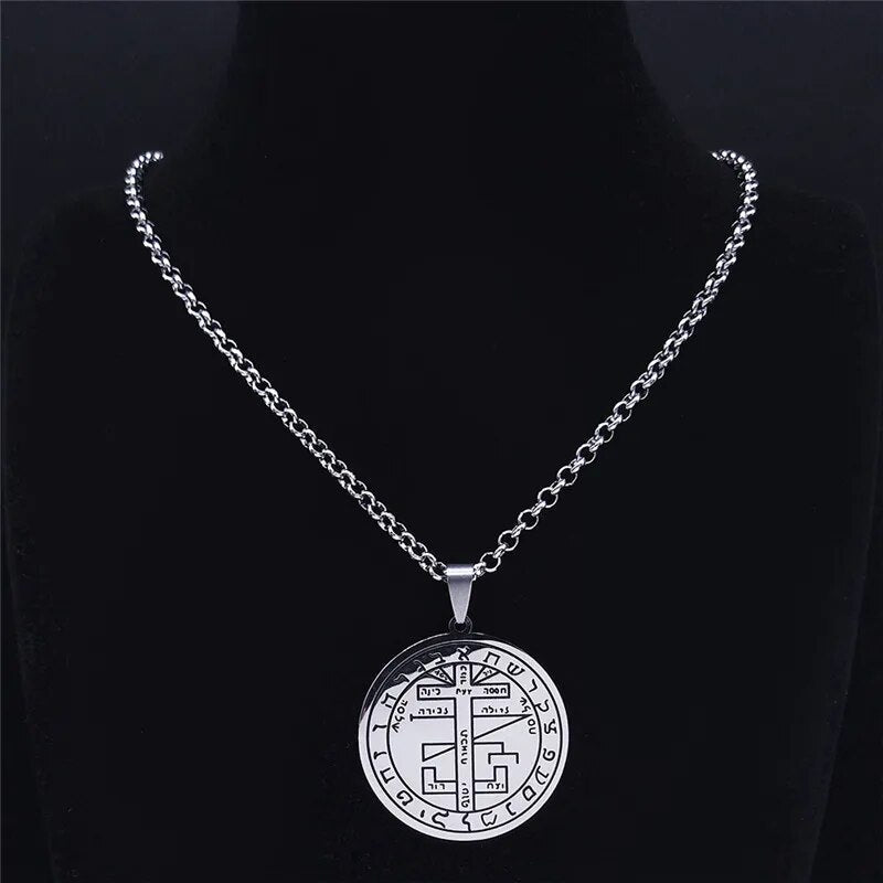 ALDO Clothing Accessories > Sunglasses King Solomon Seal Pendant Necklass Hexagram  Tree of Life Ten Sephiroth For Good Health,Fortune and Prosperity