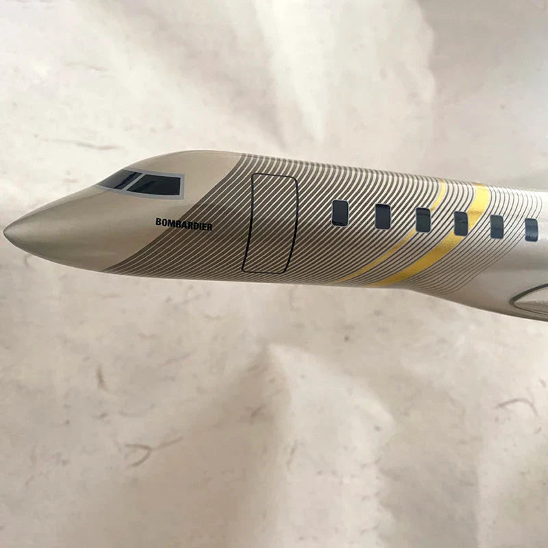 ALDO Creative Arts Collectibles Scale Model Bombardier Global 7500 Diecast  Aircraft Airplane Model