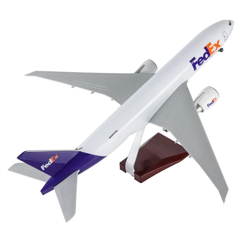 FedEx Boeing 777 B777 Cargo Airlines Diecast Model Aircraft With Landi ...