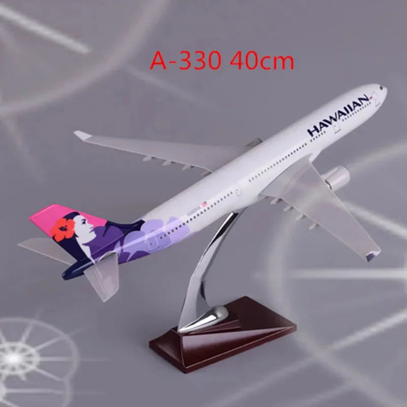 ALDO Creative Arts Collectibles Scale Model Hawaiian Airline Airplane Airbus A330 Model Aircraft
