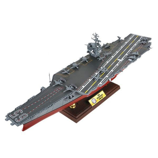 ALDO Creative Arts Collectibles Scale Model length: 50cm/width: 11.5cm/height: 12cm US Navy Nuclear Power Aircraft Carrier Enterprise CVN-65 Desk Display Military Ship Diecast Model