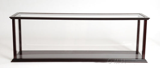 ALDO Creative Arts Collectibles Scale Model Outside : L: 44.75 W: 9.25 H: 15 Inches / Inside : 43 x 7.5 x 13.7 inches. Display Case Large Wood with Plexiglass Panels Table Top Cabinet for Ocean Liner, Cruise Ship Models