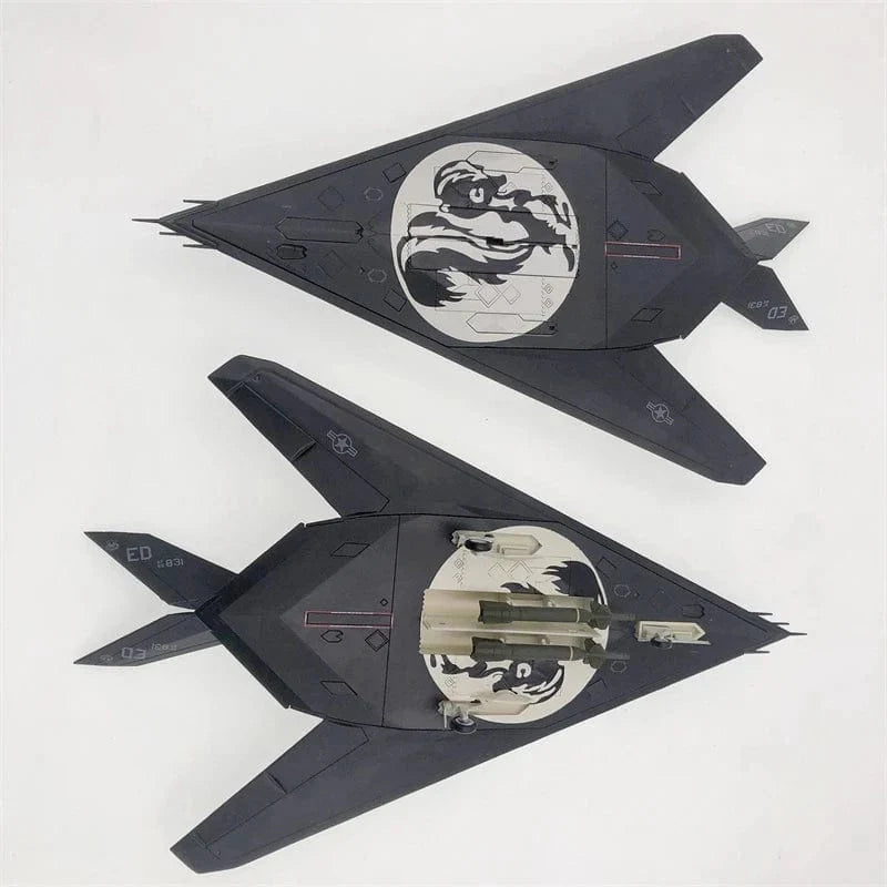 ALDO Creative Arts Collectibles Scale Model United States Airforce Airplane  F117 Nighthawk Stealth Fighter  Diecast Model Aircraft
