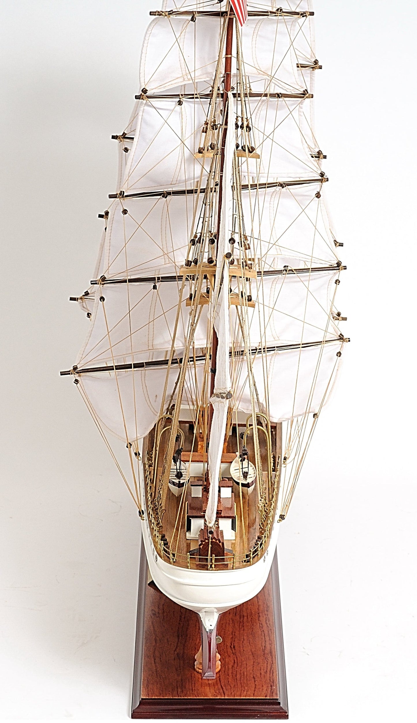 ALDO Creative Arts Collectibles Scale Model US. Coast Guard Eagle E.E.  Exclusive Edition Sailboat Wood Model Assembled