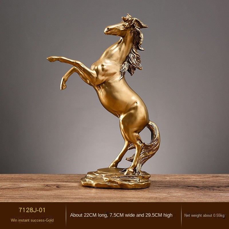 ALDO Décor>Artwork>Sculptures & Statues Grande Mustang Stallion Horse Large Desktop Sculpture  Statue