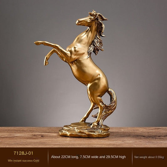 ALDO Décor>Artwork>Sculptures & Statues Grande Mustang Stallion Horse Large Desktop Sculpture  Statue