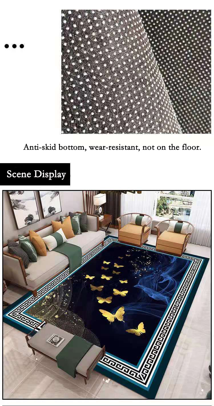 ALDO Decor > Rugs Modern Designer Butterfly's Style Luxury Non-Slip Rug Carpet