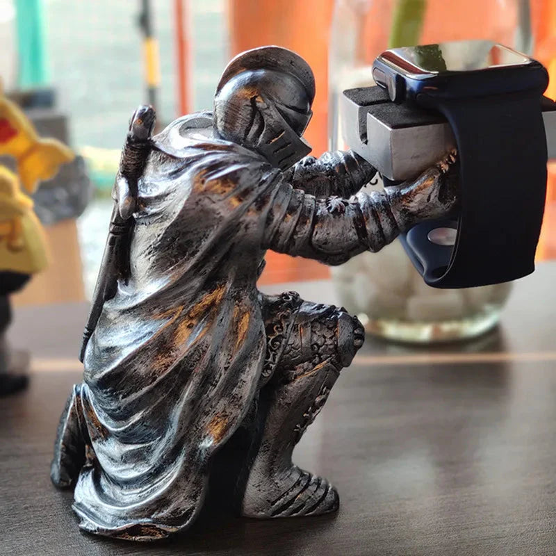 ALDO Décor > Watches King Arthur Knite Apple Watch Stand for Charging Display Watch Holder Case with  Charging Cable