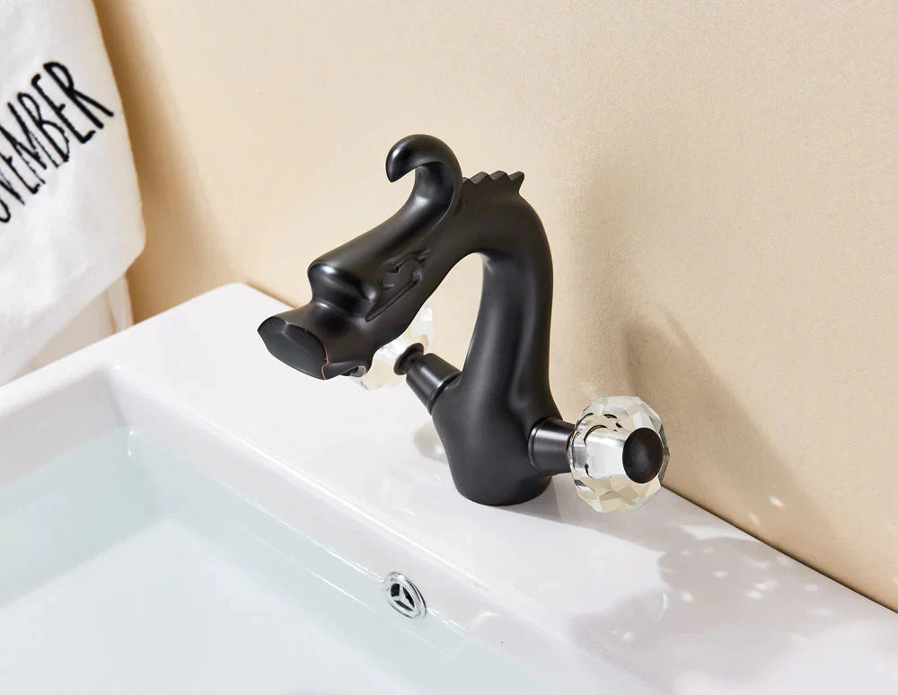 ALDO Hardware>Plumbing Fixtures Luxury Contemporary Bathroom Dragon Basin Faucet Deck Mounted.