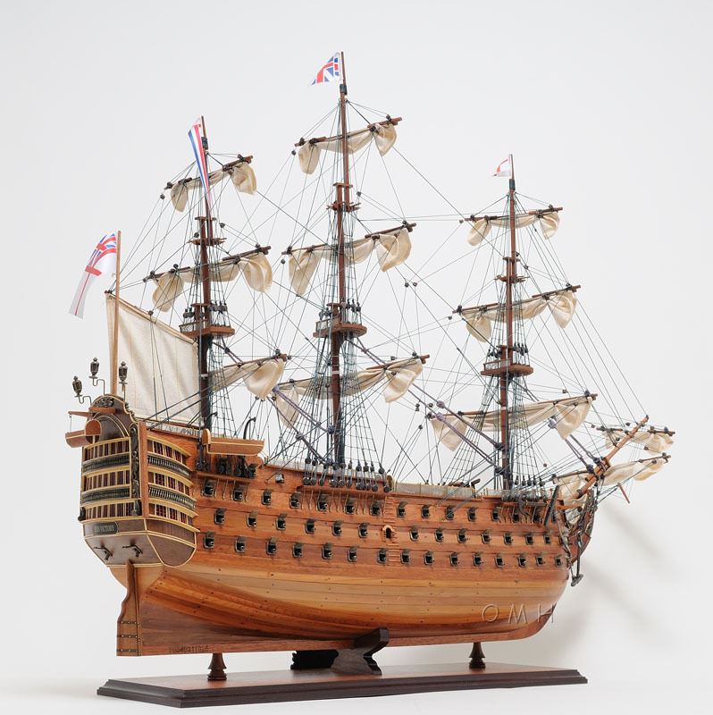 ALDO Hobbies & Creative Arts> Collectibles> Scale Model HMS Victory Admiral Nelson Flagship Tall Ship Large Sailboat Exclusive Edition Wood Model Assembled