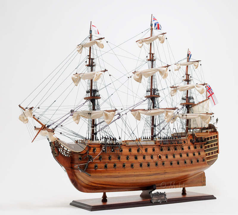 ALDO Hobbies & Creative Arts> Collectibles> Scale Model HMS Victory Admiral Nelson Flagship Tall Ship Large Sailboat Exclusive Edition Wood Model Assembled
