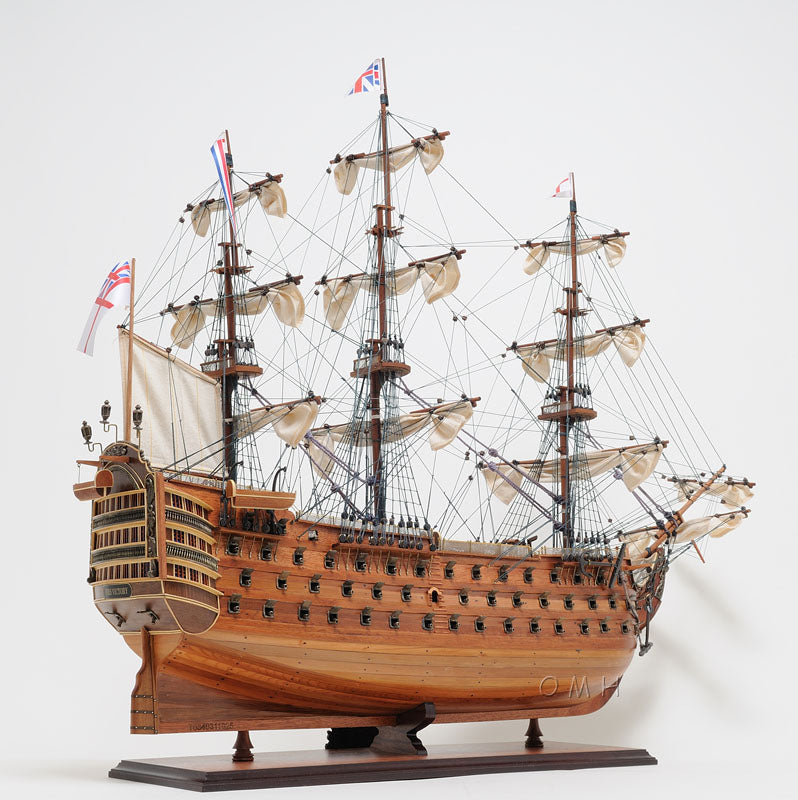 ALDO Hobbies & Creative Arts> Collectibles> Scale Model HMS Victory Admiral Nelson Flagship Tall Ship Large Sailboat Exclusive Edition Wood Model Assembled