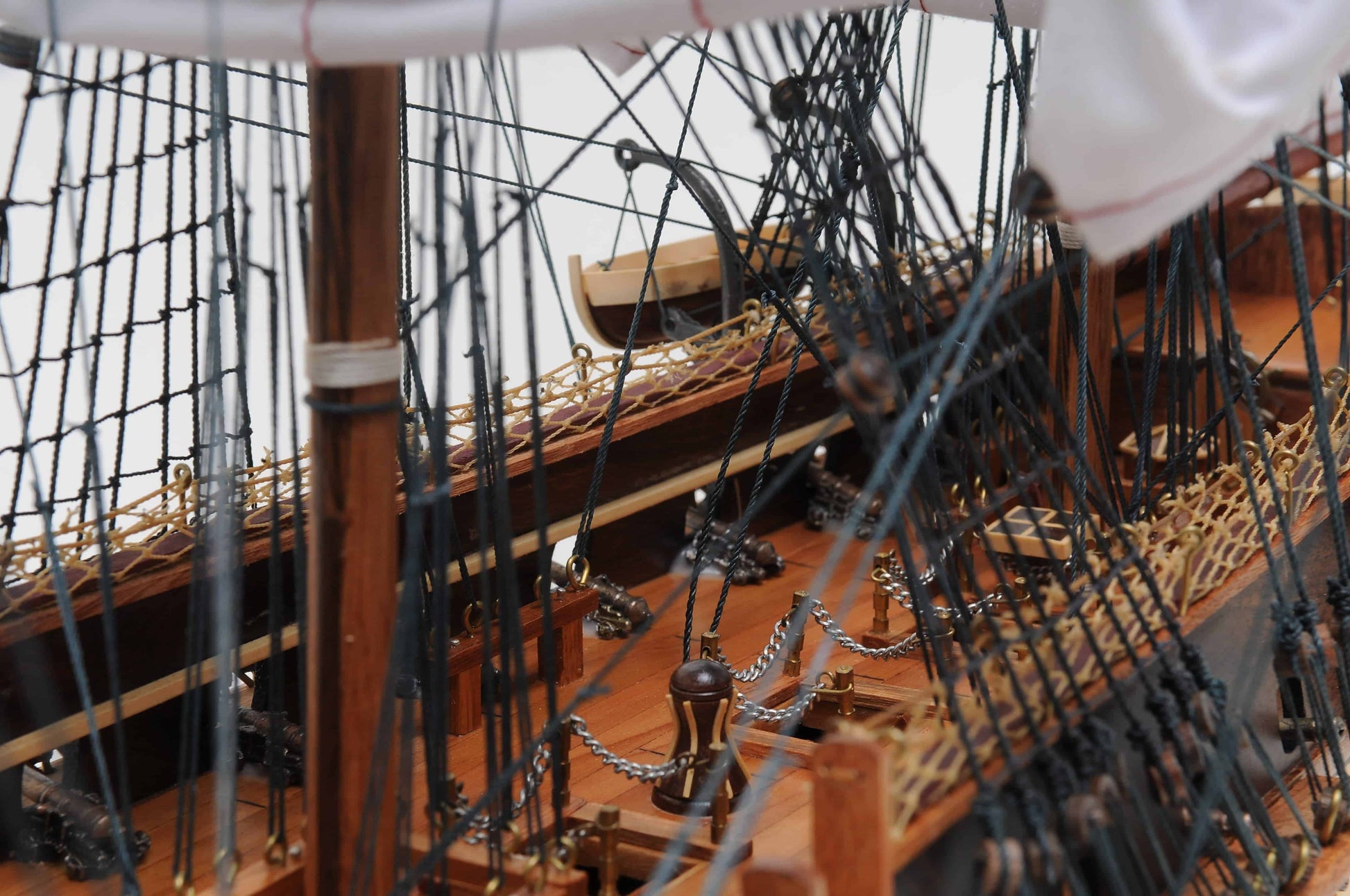 ALDO Hobbies & Creative Arts> Collectibles> Scale Model L: 35.4 W: 13.5 H: 29.5 Inches / NEW / Wood USS Constitution Medium Tall Ship Wood Model Sailboat With Tabletop Display  Front Open Case Combo Assembled