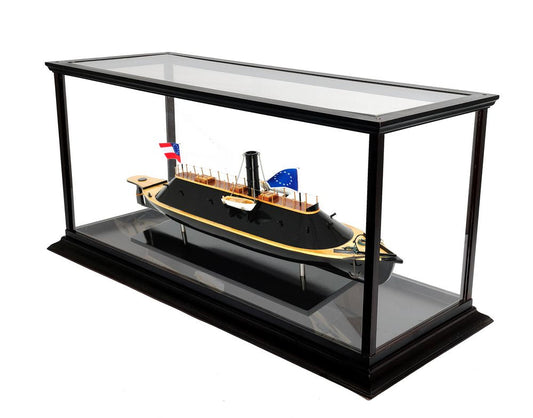 ALDO Hobbies & Creative Arts > Collectibles > Scale Models L: 38.5 W: 9.5 H: 16 Inches / NEW / wood C.S.S. Virginia Ironclad Steam Powered Ship Exclusive Edition Wood Model Assembled with Display Case