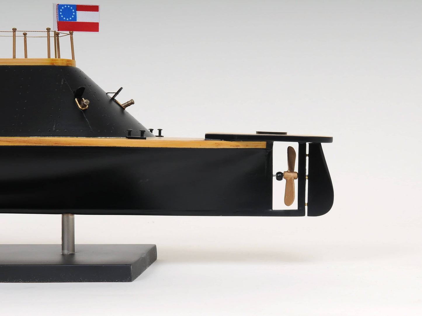 ALDO Hobbies & Creative Arts > Collectibles > Scale Models L: 38.5 W: 9.5 H: 16 Inches / NEW / wood C.S.S. Virginia Ironclad Steam Powered Ship Exclusive Edition Wood Model  Assembled with Display Case