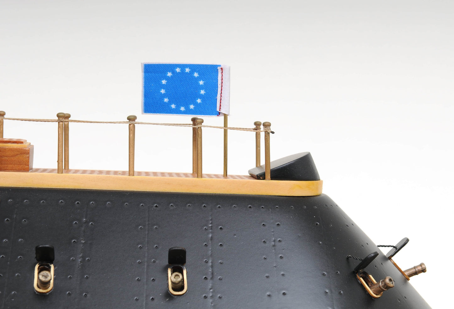 ALDO Hobbies & Creative Arts > Collectibles > Scale Models L: 38.5 W: 9.5 H: 16 Inches / NEW / wood C.S.S. Virginia Ironclad Steam Powered Ship Exclusive Edition Wood Model  Assembled with Display Case