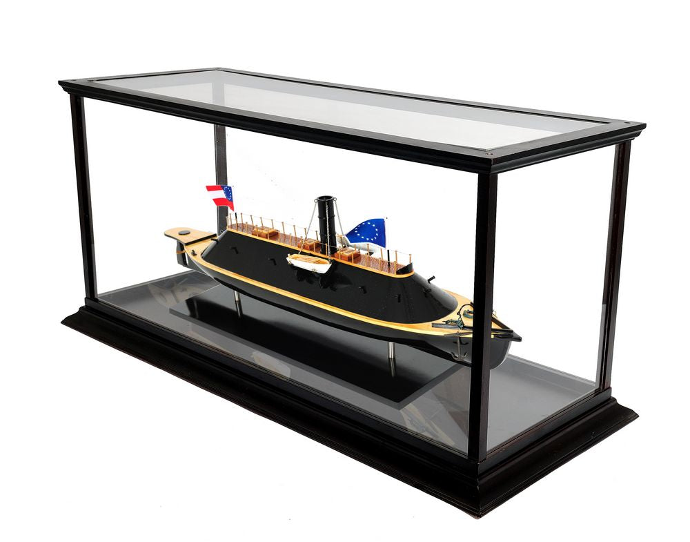 ALDO Hobbies & Creative Arts > Collectibles > Scale Models L: 38.5 W: 9.5 H: 16 Inches / NEW / wood C.S.S. Virginia Ironclad Steam Powered Ship Exclusive Edition Wood Model  Assembled with Display Case