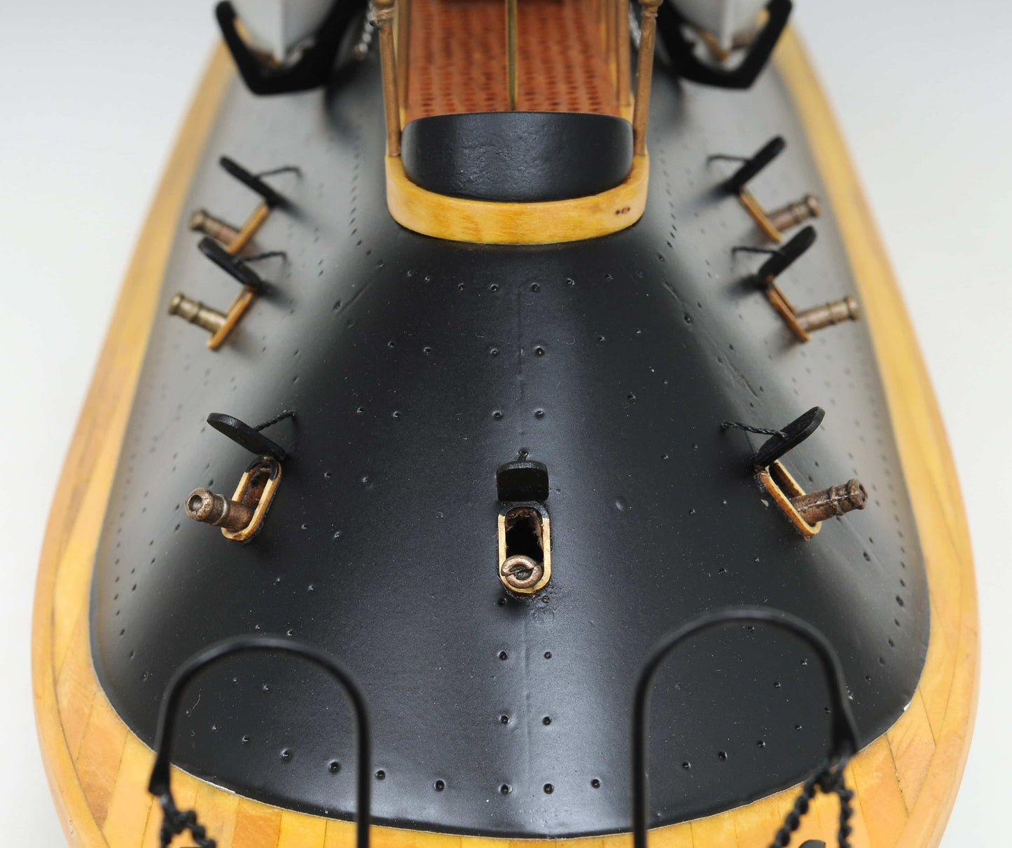 ALDO Hobbies & Creative Arts > Collectibles > Scale Models L: 38.5 W: 9.5 H: 16 Inches / NEW / wood C.S.S. Virginia Ironclad Steam Powered Ship Exclusive Edition Wood Model  Assembled with Display Case
