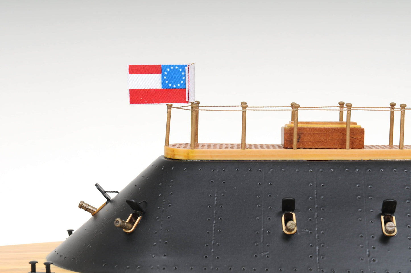 ALDO Hobbies & Creative Arts > Collectibles > Scale Models L: 38.5 W: 9.5 H: 16 Inches / NEW / wood C.S.S. Virginia Ironclad Steam Powered Ship Exclusive Edition Wood Model  Assembled with Display Case