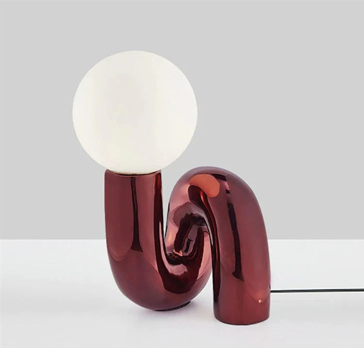 ALDO Home & Garden>Lamps> Lighting & Ceiling Fans Modern Tweested Shape Table Lamp