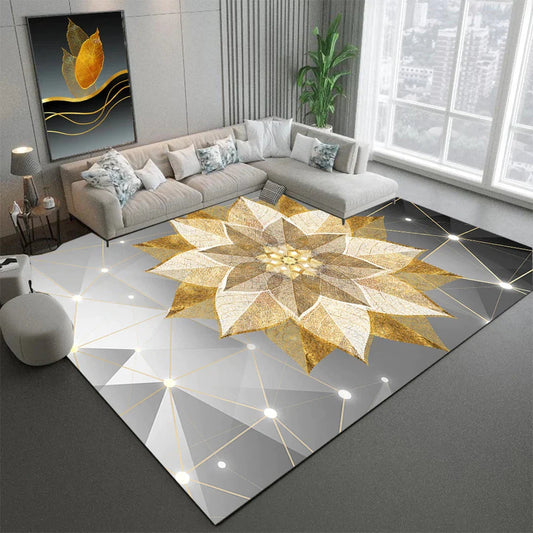 ALDO Home & Kitchen>Area Rugs>Carpet 80 CM X 120 CM / 2.6 x 5 foot / polyester / Multicolor Morning Glory Modern Luxury Geometric Design Polyester Indoor Area Rug Carpet