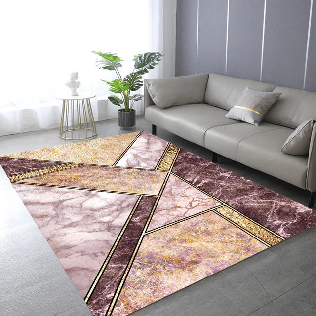 ALDO Home & Kitchen>Area Rugs>Carpet Nefertiti Modern Luxury Geometric Design Polyester Indoor Area Rug Carpet