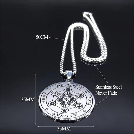ALDO Jewelry Kabbalah Talisman Tree of Life Amulet Pentacle Pendant for Grat Protection and Success in Your Life