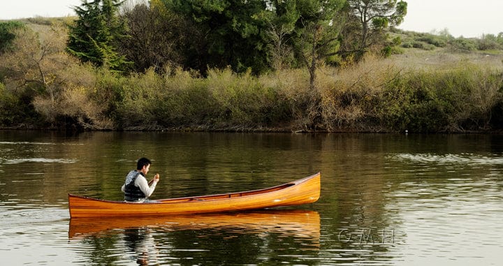 ALDO Kayaking, Canoeing & Rafting>Canoes L: 187.5 W: 31.5 H: 24 Inches / NEW / wood Real High Quality Canadian Cedar Canoe 16 feet