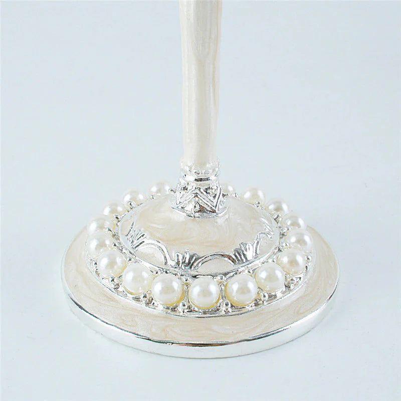 ALDO Kitchen & Dining > Tableware > Drinkware Exquisite Unique Custom Made  Swan Wedding Led Free Crystal Champagne Wine Glasses Set of Two
